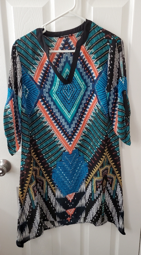City triangles dress, size medium